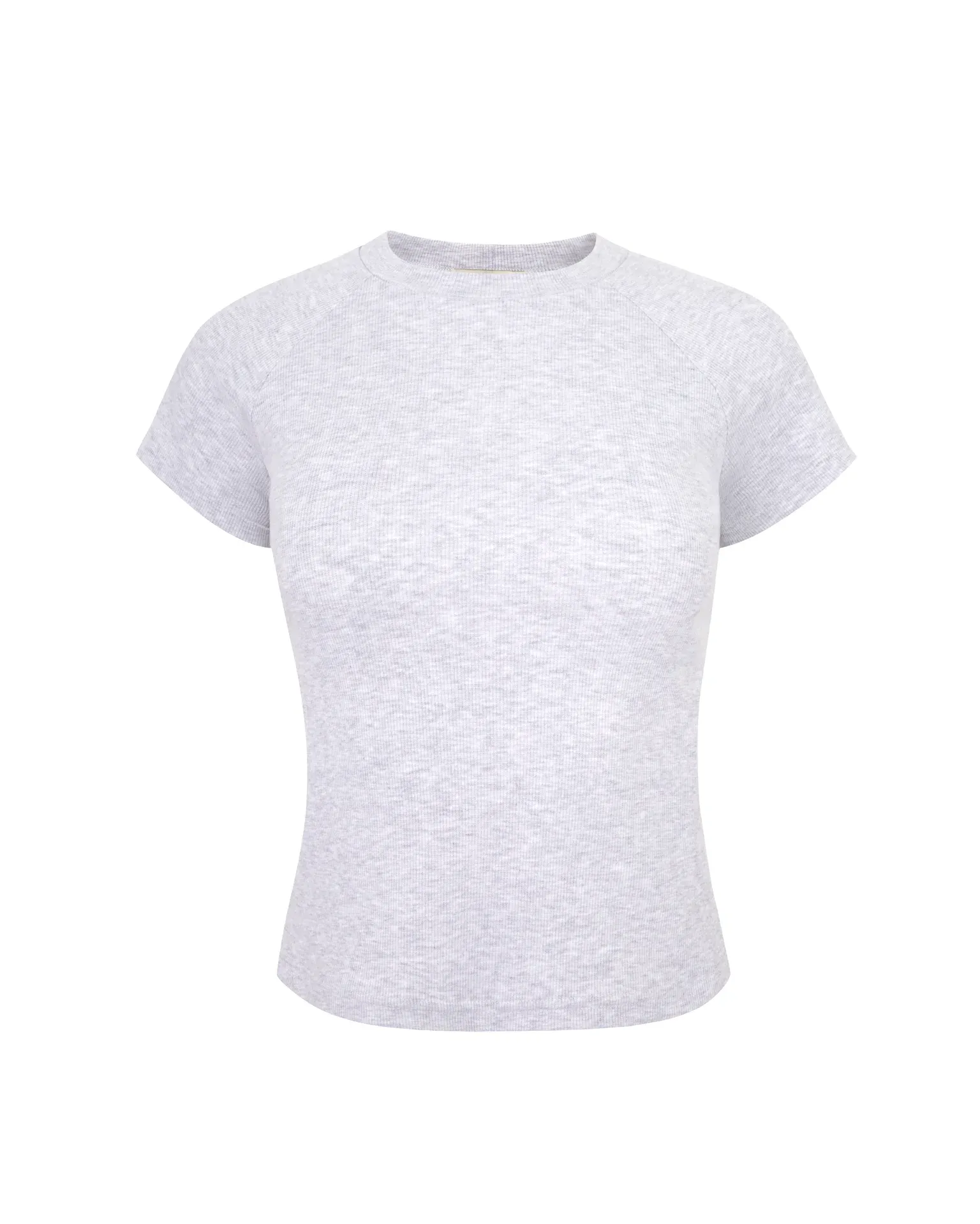 Сіра футболка з преміальної рібани