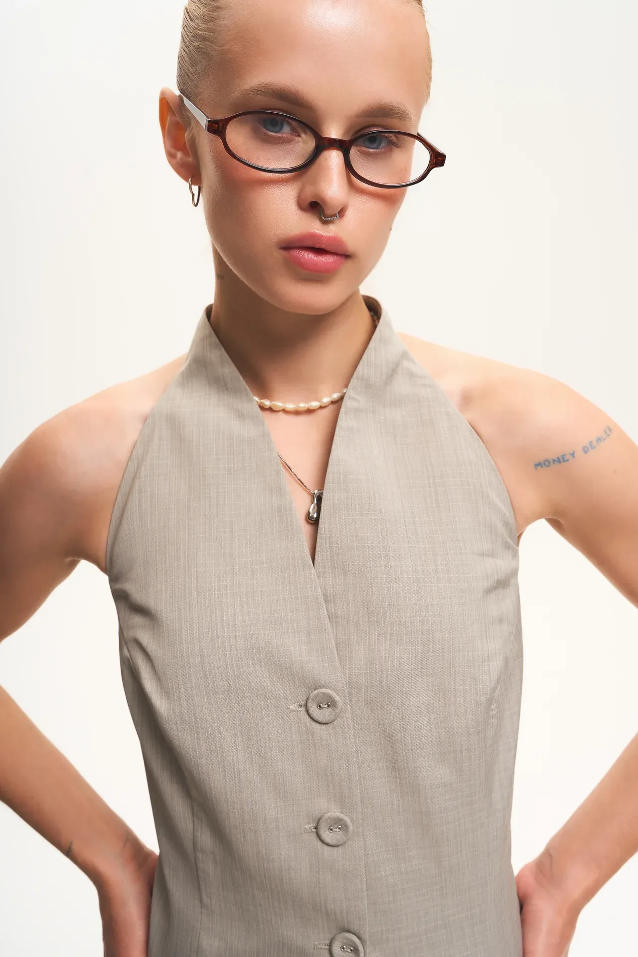 Жилетка у вінтажному стилі